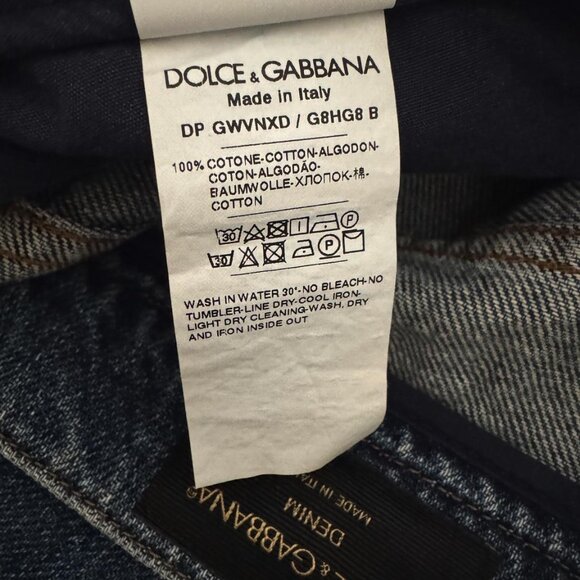 Dolce & Gabbana Designer Jeans – Size 48 IT / 32 US – New With Tags Retail $895 - Picture 11 of 11